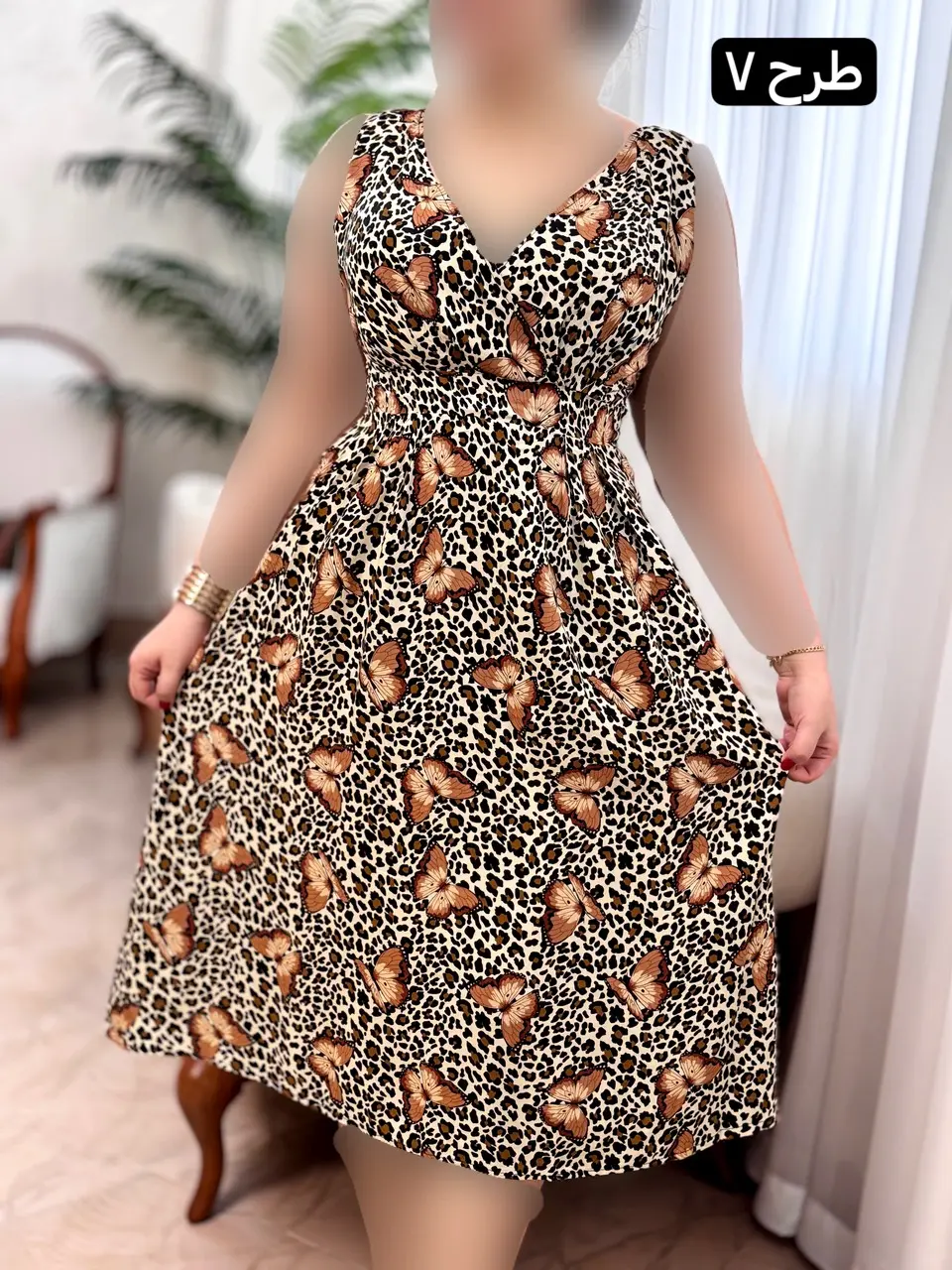 پیراهن نخی رستاک 3174